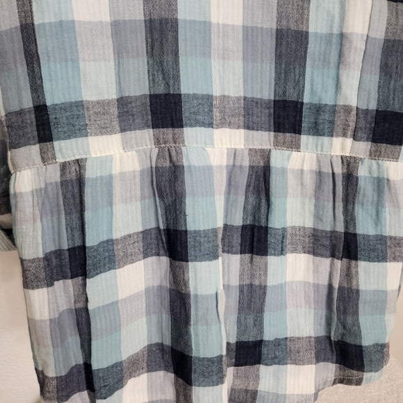 Legendary whitetails women's cotton plaid shirt size medium blue - Picture 8 of 11